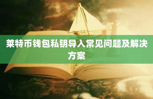 莱特币钱包私钥导入常见问题及解决方案