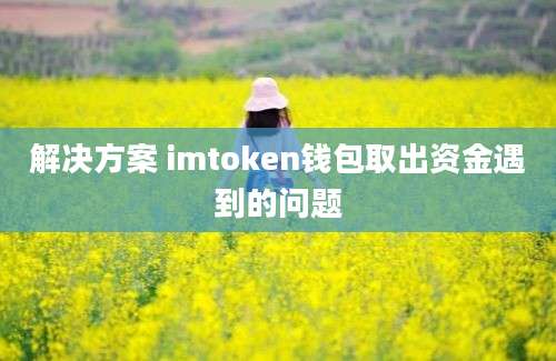 解决方案 imtoken钱包取出资金遇到的问题