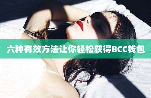 六种有效方法让你轻松获得BCC钱包