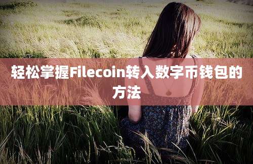 轻松掌握Filecoin转入数字币钱包的方法