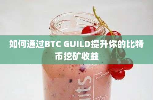 如何通过BTC GUILD提升你的比特币挖矿收益