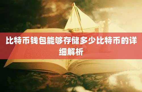 比特币钱包能够存储多少比特币的详细解析