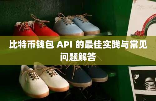 比特币钱包 API 的最佳实践与常见问题解答