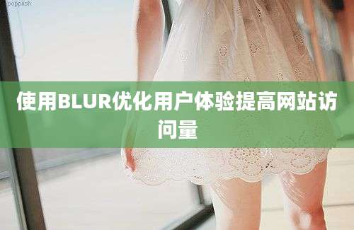 使用BLUR优化用户体验提高网站访问量